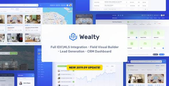 Wealty v3.1-功能强大的房地产/民宿/酒店/房源租售WordPress主题