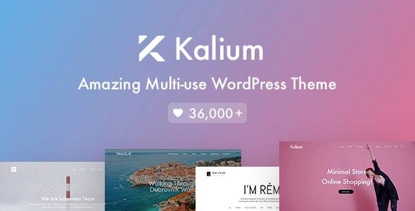 Kalium-非常专业且富有创意的WordPress精品主题[更至v3.6]