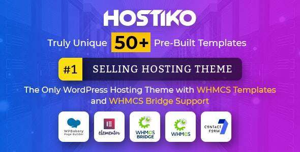 Hostiko v49.0-WordPress WHMCS托管主题