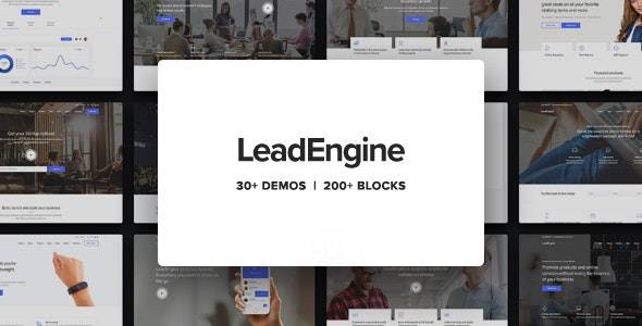 LeadEngine-带可视化页面编辑器的多功能主题[更至v3.8]