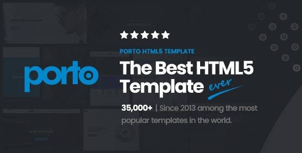 Porto-多功能响应式HTML5模板[更至v9.6.0]
