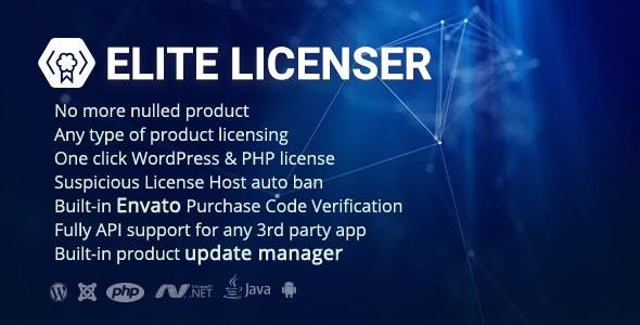 Elite Licenser-专业强大的软件授权管理器wordpress插件[更至v2.2.5]