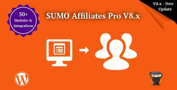 SUMO Affiliates Pro-推广佣金/多级分销/代理加盟WordPress插件[更至v8.2]