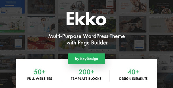 Ekko-自带可视化编辑器的WordPress主题[更至v3.4]