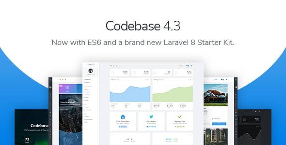 Codebase-Bootstrap 4 管理后台模板和 Laravel 8 入门套件[更至v5.1]