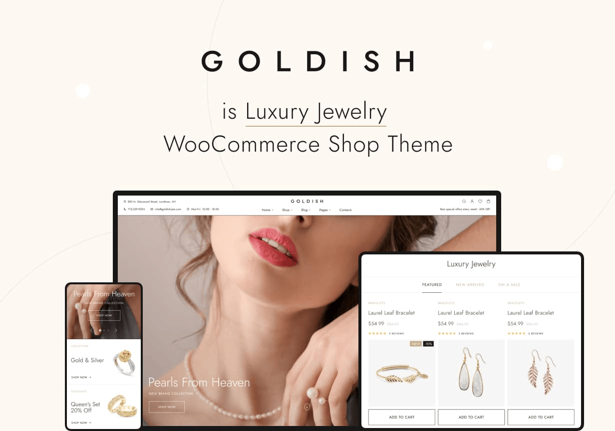 Goldish – 黄金首饰珠宝店WooCommerce主题[更至v3.3]