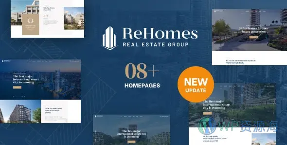 Rehomes-房地产集团公司WordPress主题[更至v2.0.8]插图-WP资源海