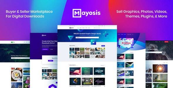Mayosis-虚拟商品/素材/资源下载WordPress主题[更至v4.7]