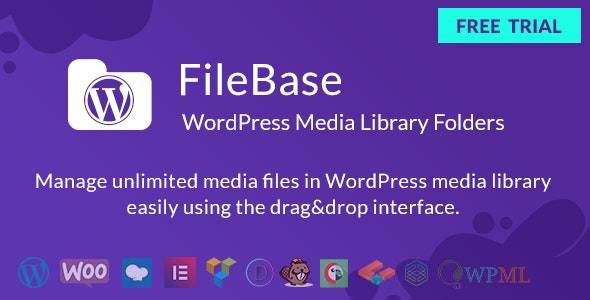 FileBase v1.4.0-WordPress超级媒体库文件夹插件