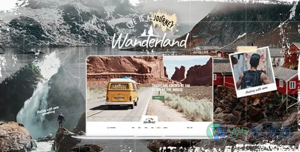 Wanderland-旅游博客户外旅行网站模板WordPress主题[更至v1.5]插图-WordPress资源海