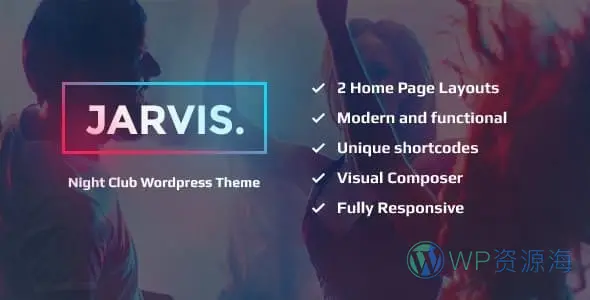 Jarvis v1.8.3-夜总会,音乐会,节日WordPress主题插图-WP资源海 Jarvis v1.8.3-夜总会,音乐会,节日WordPress主题插图-WP资源海