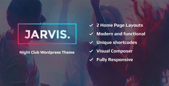 Jarvis v1.8.3-夜总会，音乐会，节日WordPress主题