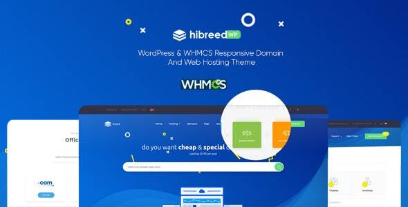 hibreed v1.0-WordPress和WHMCS托管主题