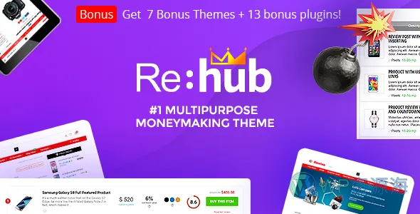 REHub-价格比较商城比价社区WordPress主题插图-WP资源海 REHub-价格比较商城比价社区WordPress主题插图-WP资源海