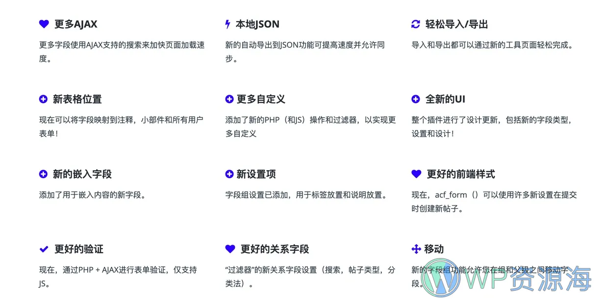 Advanced Custom Fields Pro-高级自定义字段WordPress插件插图1-WP资源海 Advanced Custom Fields Pro-高级自定义字段WordPress插件插图1-WP资源海