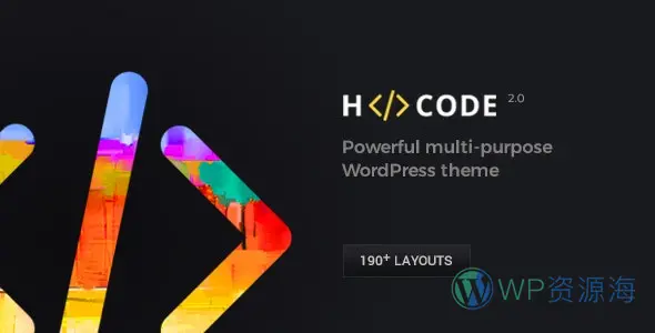 H-Code 响应式和多用途WordPress主题[更至v2.4.0]插图-WordPress资源海