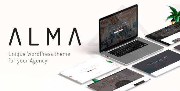 Alma v1.2-极简主义的多用途WordPress主题