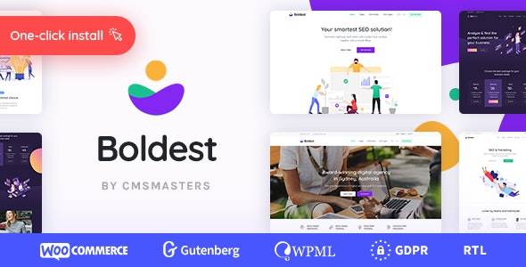 Boldest v1.0.1-咨询和营销机构主题