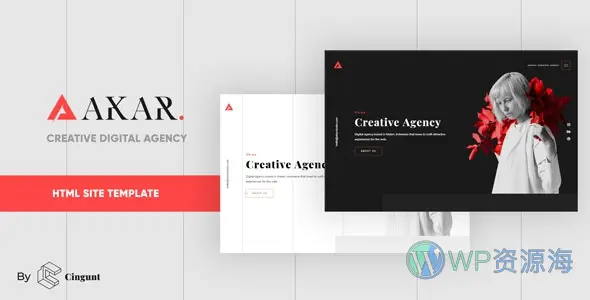 AKAR V1.0 – CREATIVE DIGITAL&MARKETING AGENCY ONEPAGE模板插图-WP资源海 AKAR V1.0 – CREATIVE DIGITAL&MARKETING AGENCY ONEPAGE模板插图-WP资源海