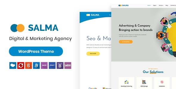 Salma v1.0.0-SEO Marketing WordPress主题