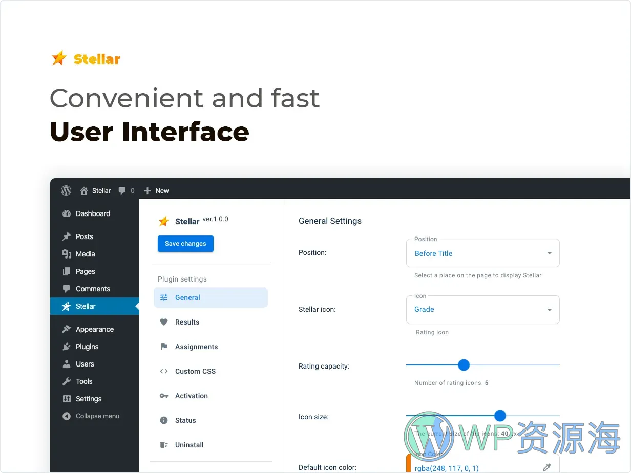Stellar-星级评价评分打分WordPress插件插图4-WP资源海