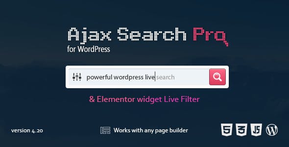 Ajax Search Pro-即时搜索与筛选WordPress插件[更至v4.26.12]