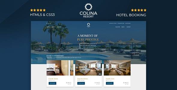 Colina v1.0-高端酒店/旅游度假景区酒店HTML模板