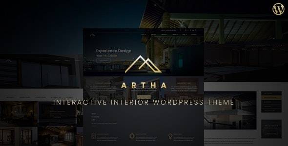 Artha v2.0-交互式室内WordPress主题
