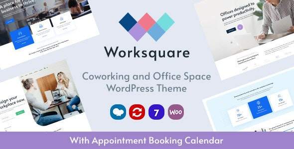 Worksquare v1.2-共享办公空间WordPress主题