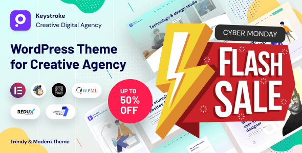 Creative Agency，Digital Agency WordPress Theme按键v1.0.3