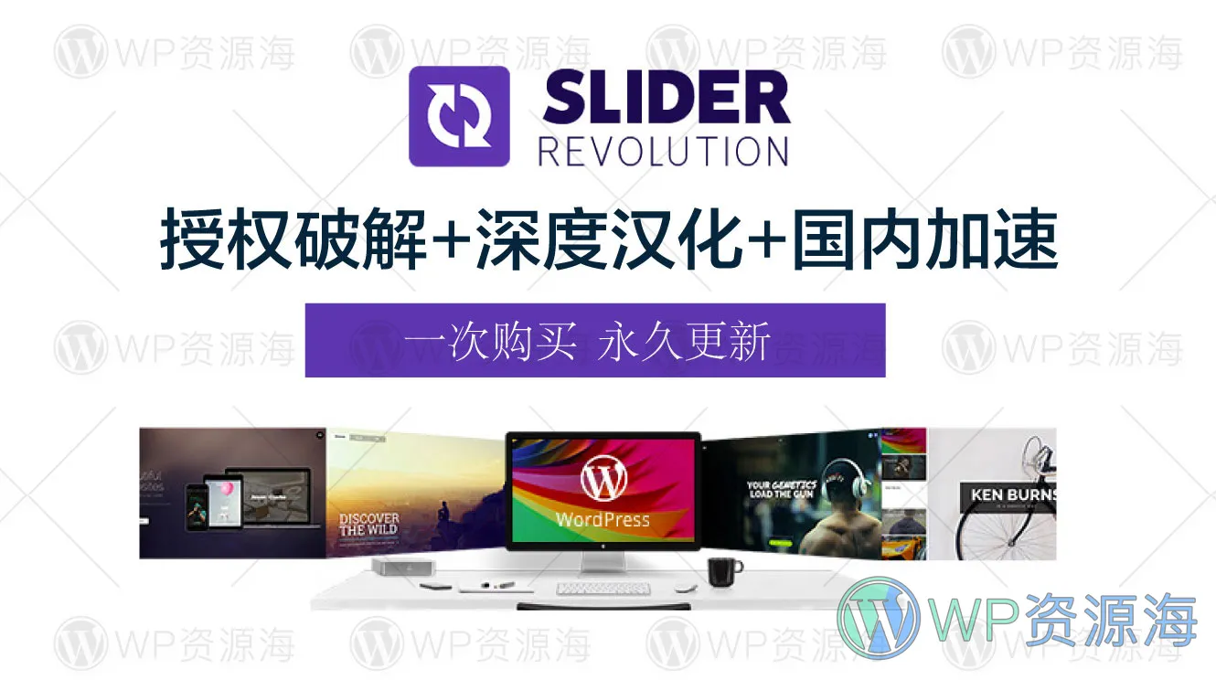 Slider Revolution-汉化破解中文加速 网站轮播图幻灯片滑块插件[更至v6.7.4]插图-WordPress资源海