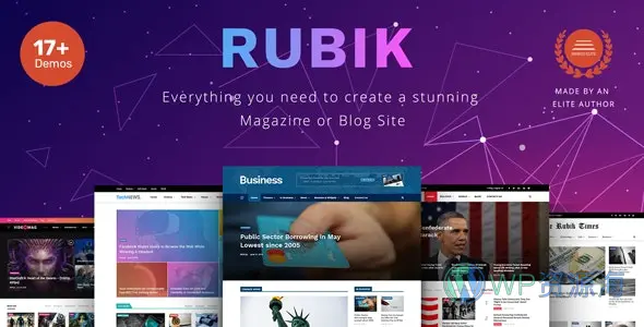 Rubik v1.9.3-Blog Magazine网站的完美主题插图-WP资源海 Rubik v1.9.3-Blog Magazine网站的完美主题插图-WP资源海