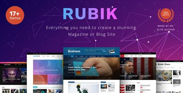 Rubik v1.9.3-Blog Magazine网站的完美主题