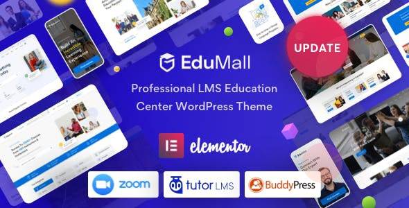 EduMall v3.9.1 教育培训中心WordPress LMS主题