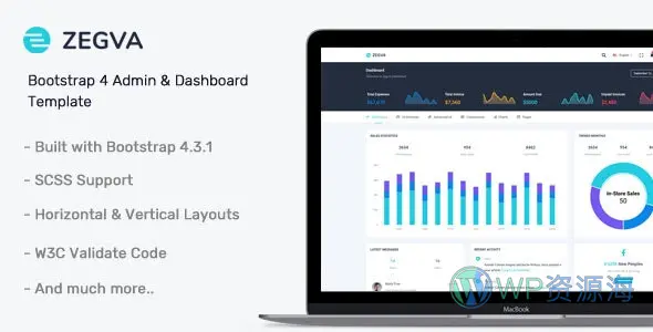 Zegva-2021quan新Bootstrap 4后台管理HTML模板插图-WP资源海 Zegva-2021quan新Bootstrap 4后台管理HTML模板插图-WP资源海
