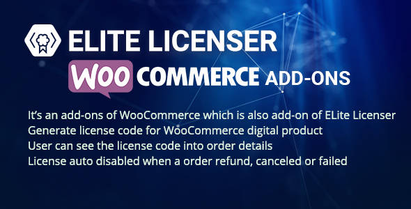 WooCommerce Product Licenser-Elite Licenser扩展插件