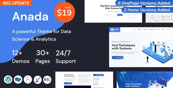 Anada 1.2.0 –大数据/Saas科学分析WordPress主题插图-WP资源海 Anada 1.2.0 –大数据/Saas科学分析WordPress主题插图-WP资源海