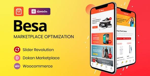 Besa 1.2.6 -移动H5多功能在线商城WooCommerce主题