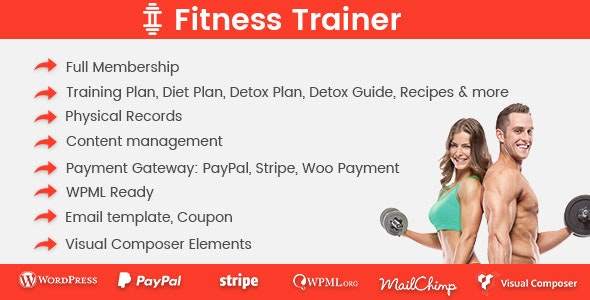 Fitness Trainer v1.5.4-健身会所VIP会员管理系统插件