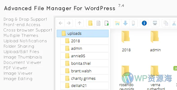 filemanager v7.5.4-WordPress高级文件管理器插件插图-WP资源海 filemanager v7.5.4-WordPress高级文件管理器插件插图-WP资源海