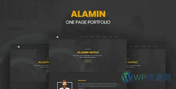 Aladmin-黑色炫酷风格/团队工作室网站HTML模板插图-WP资源海 Aladmin-黑色炫酷风格/团队工作室网站HTML模板插图-WP资源海