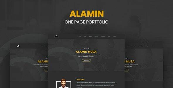 Aladmin-黑色炫酷风格/团队工作室网站HTML模板