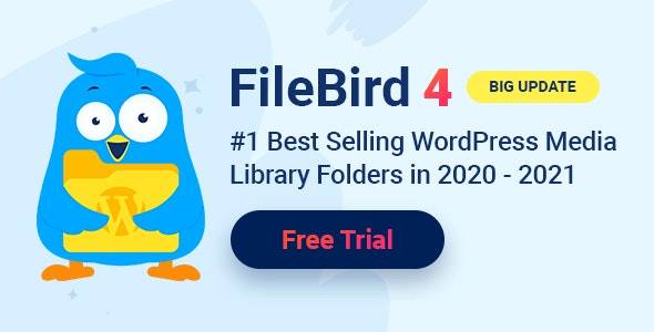 FileBird Pro– 媒体库文件夹/图片管理WordPress插件[更至v5.0.3]