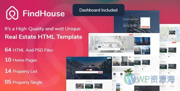 FindHouse-房地产/住宅装修与设计公司HTML模板插图-WP资源海 FindHouse-房地产/住宅装修与设计公司HTML模板插图-WP资源海