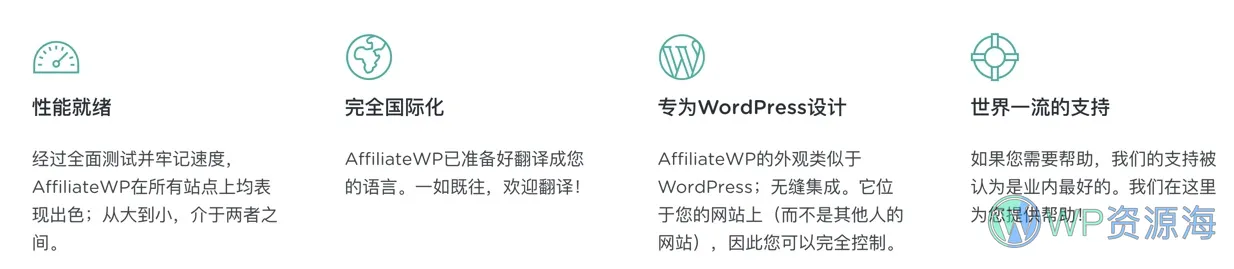 【全扩展】AffiliateWP 推广佣金/多级分销/代理加盟WordPress插件插图4-WP资源海 【全扩展】AffiliateWP 推广佣金/多级分销/代理加盟WordPress插件插图4-WP资源海