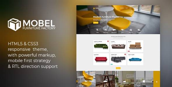 Mobel-简约漂亮的家具商城HTML模板