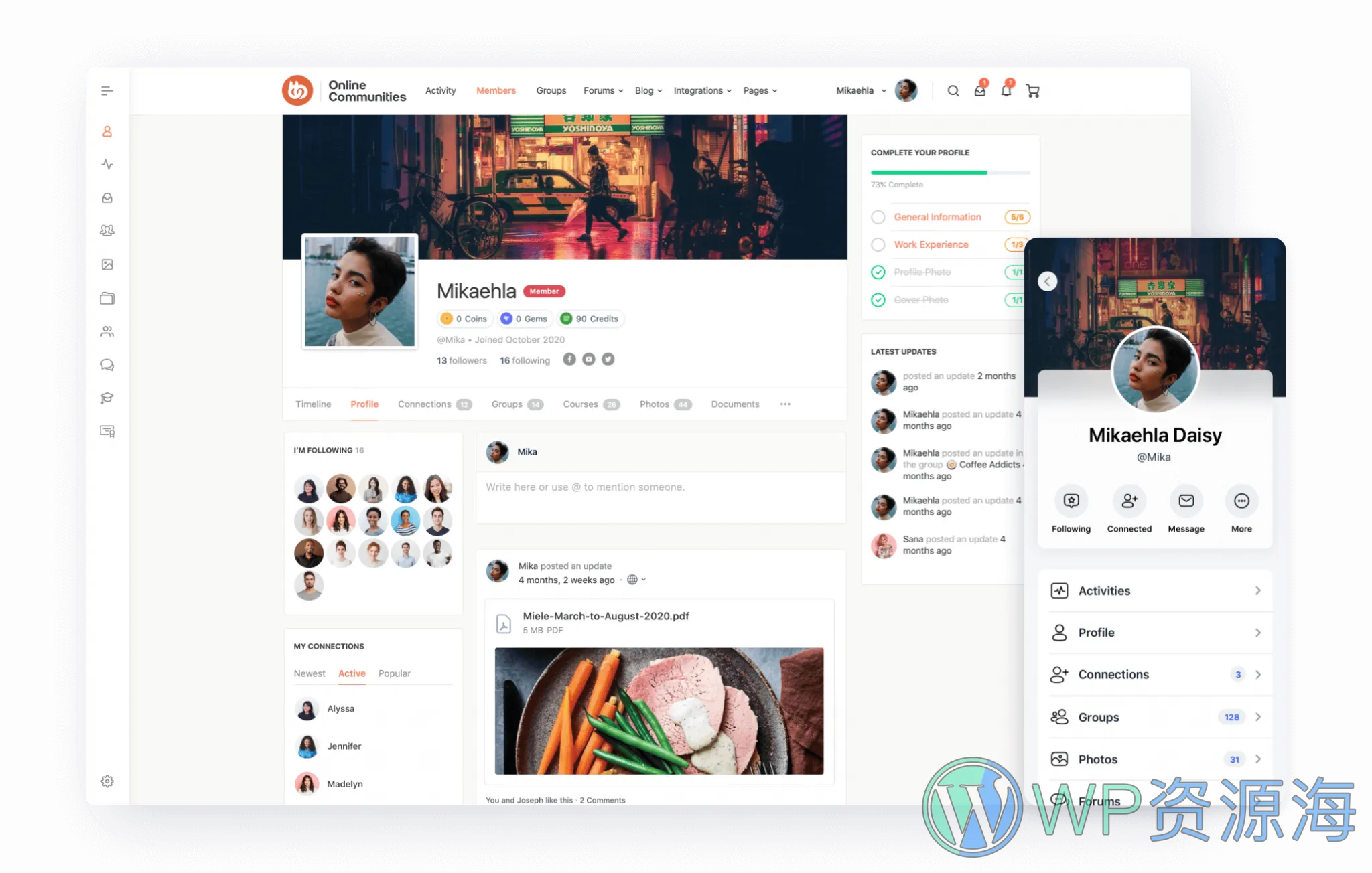 BuddyBoss Platform-新一代社区论坛系统WordPress主题+插件插图4-WP资源海 BuddyBoss Platform-新一代社区论坛系统WordPress主题+插件插图4-WP资源海