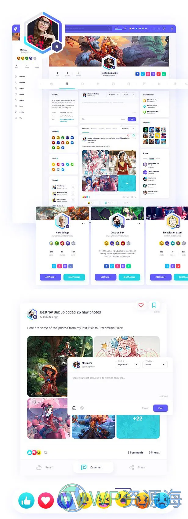 Vikinger-动漫卡通二次元社区WordPress主题插图4-WP资源海 Vikinger-动漫卡通二次元社区WordPress主题插图4-WP资源海