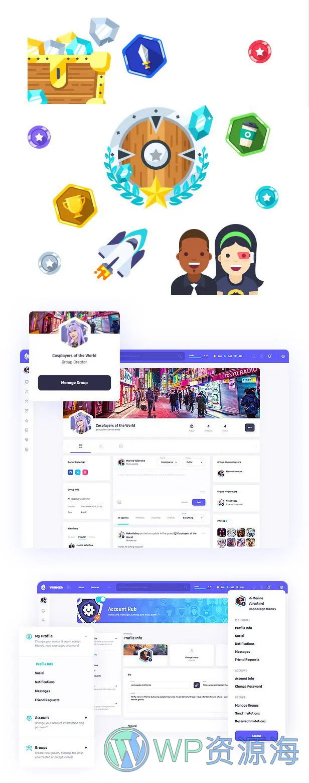 Vikinger-动漫卡通二次元社区WordPress主题插图5-WP资源海 Vikinger-动漫卡通二次元社区WordPress主题插图5-WP资源海