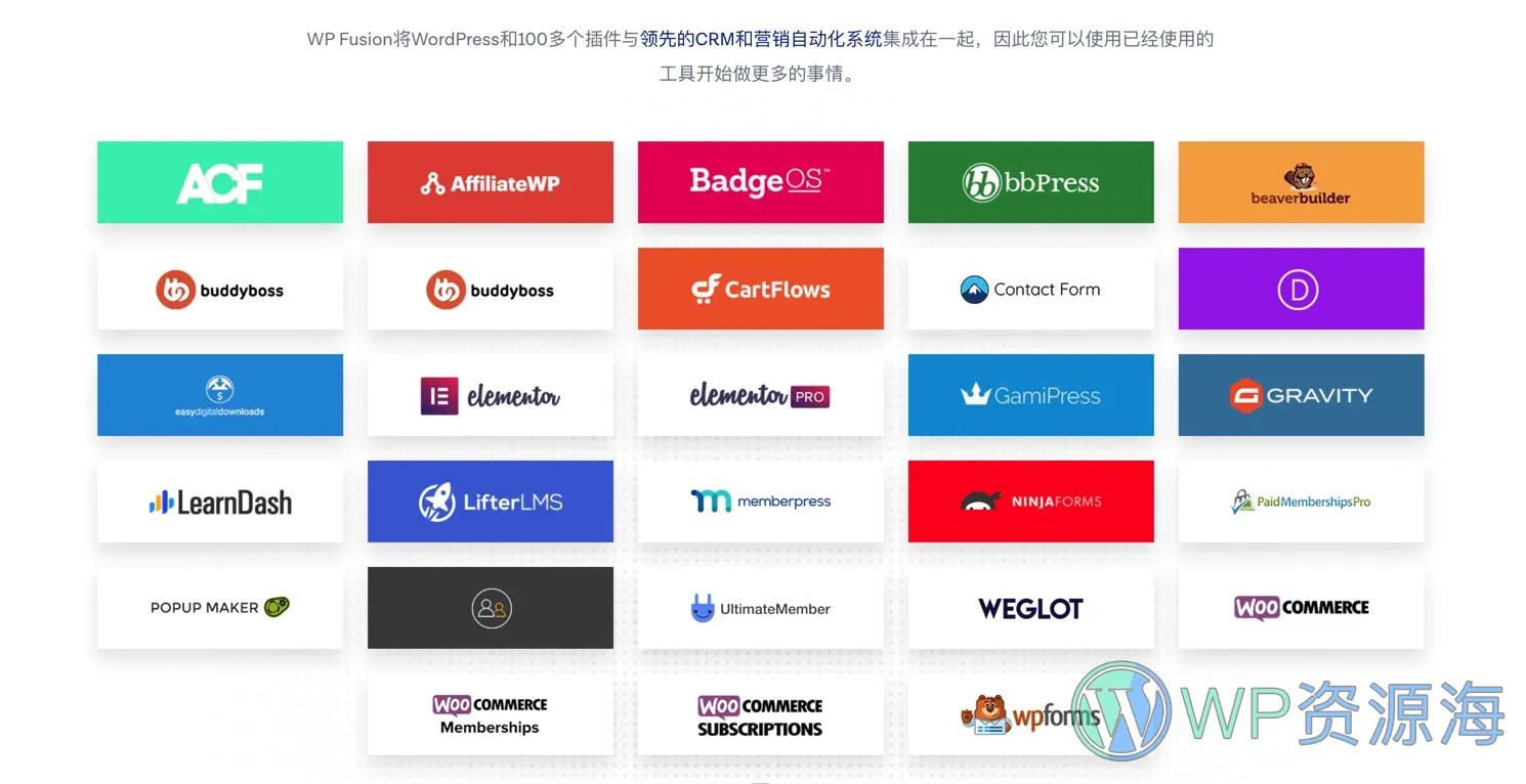 WP Fusion-CRM客户管理自动化营销系统[更至v3.43.1]插图2-WordPress资源海